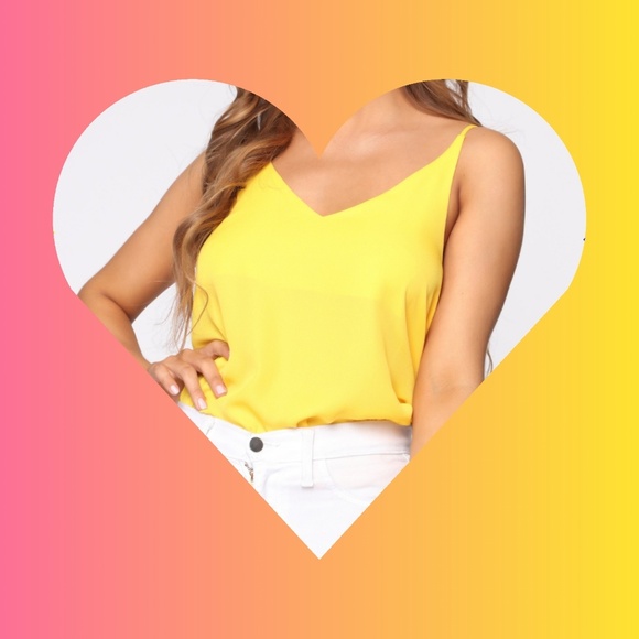 yellow camisole top